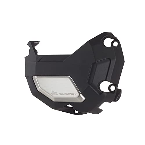 POLISPORT 8485400001 - Mocna plastikowa osłona alternatora kompatybilna z motocyklami Kawasaki Z900 17'-21' w kolorze czarnym