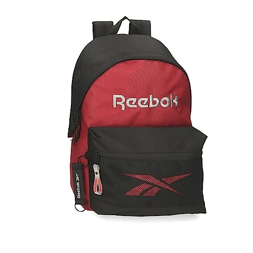 Reebok Portland Plecak szkolny Czarny 31x44x17,5 cms Poliester 23,87L, czarny, Talla única, plecak szkolny