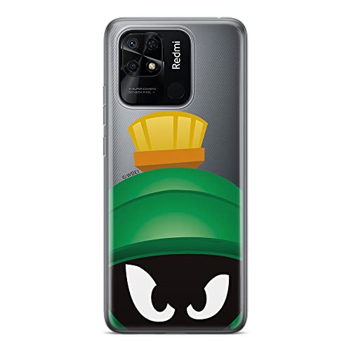 ERT GROUP etui na telefon Xiaomi REDMI 10C, case oryginalny i oficjalnie licencjonowany przez Looney Tunes, wzór Marwin 001, optymalnie dopasowane, plecki z TPU częściowo przeźroczyste