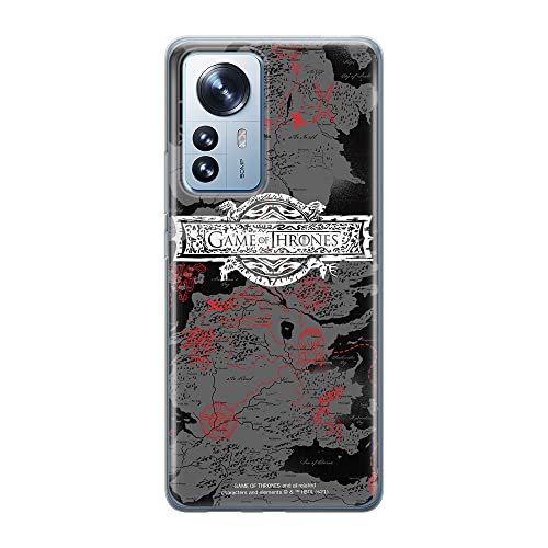 ERT GROUP etui na telefon Xiaomi 12 PRO, case oryginalny i oficjalnie licencjonowany przez Game of Thrones, wzór 010, optymalnie dopasowane, plecki z TPU