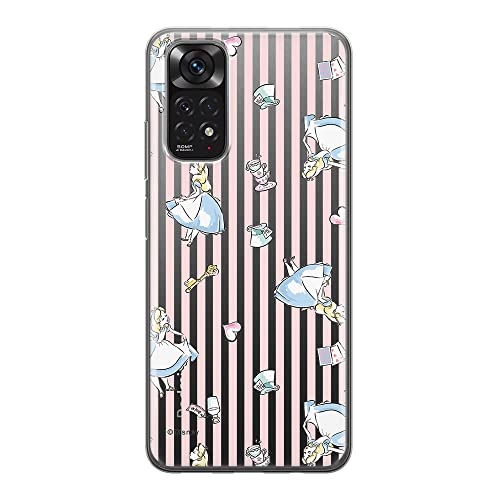 ERT GROUP etui na telefon Xiaomi REDMI NOTE 11S 4G / REDMI NOTE 11 4G, case oryginalny i oficjalnie licencjonowany przez Disney, wzór Alice 001, plecki z TPU częściowo przeźroczyste