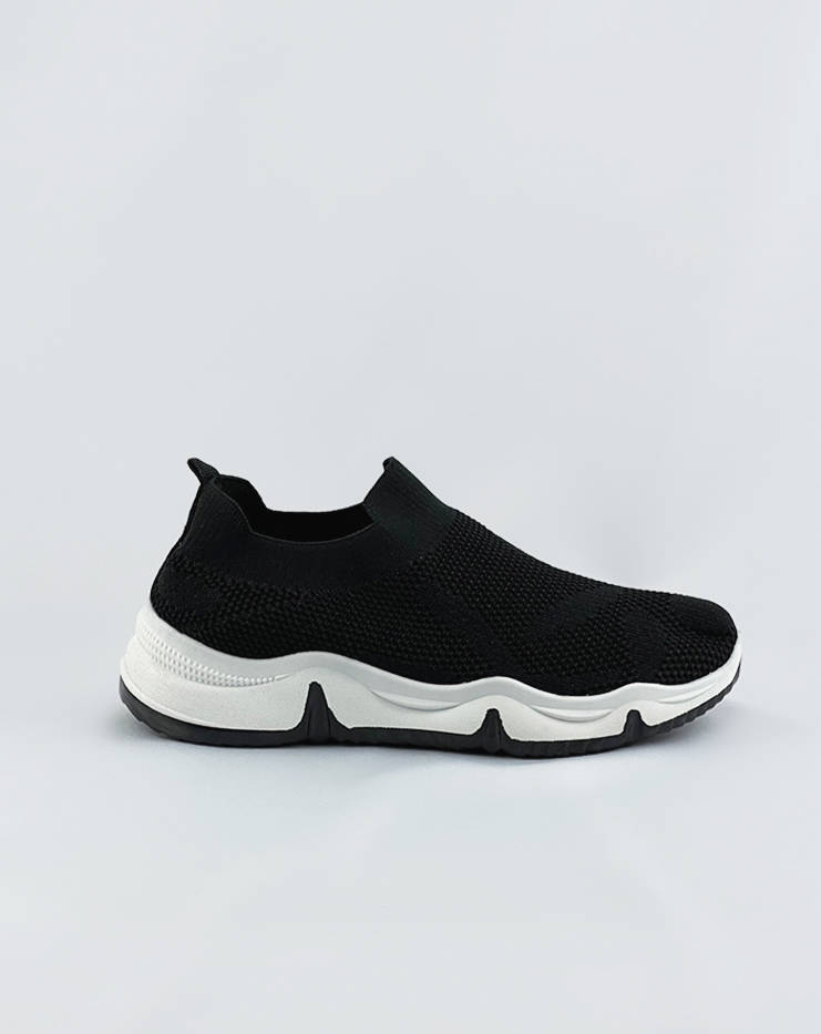 SPORTOWE BUTY DAMSKIE CZARNE (YM-168) - H&D