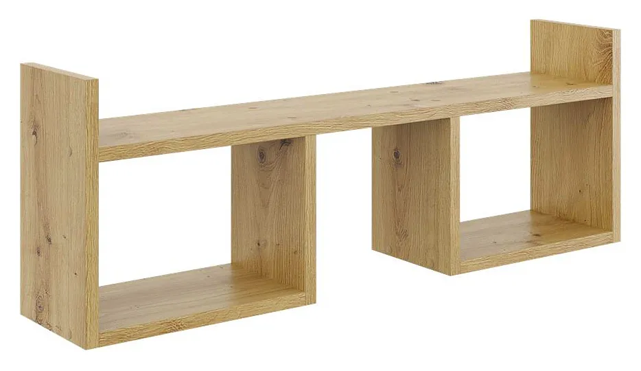 Skandynawska półka ścienna w kolorze dąb artisan M5-G56