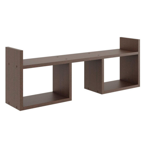 Minimalistyczna półka ścienna w kolorze wenge T1-M27