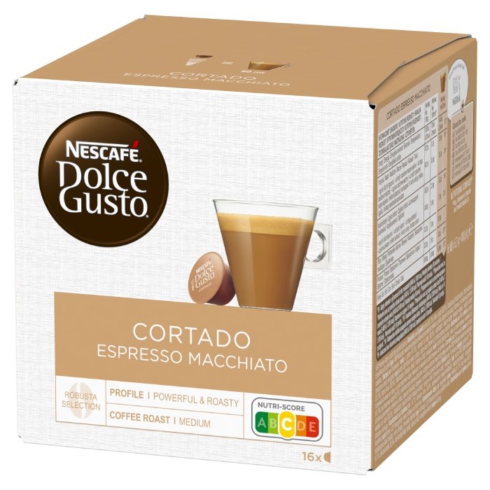 ZESTAW - Kapsułki Nescafé Dolce Gusto Cortado Espresso Macchiato 6x16 sztuk