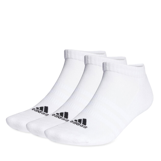 Skarpety stopki unisex adidas Cushioned Low-Cut Socks 3 Pairs HT3434 white/black