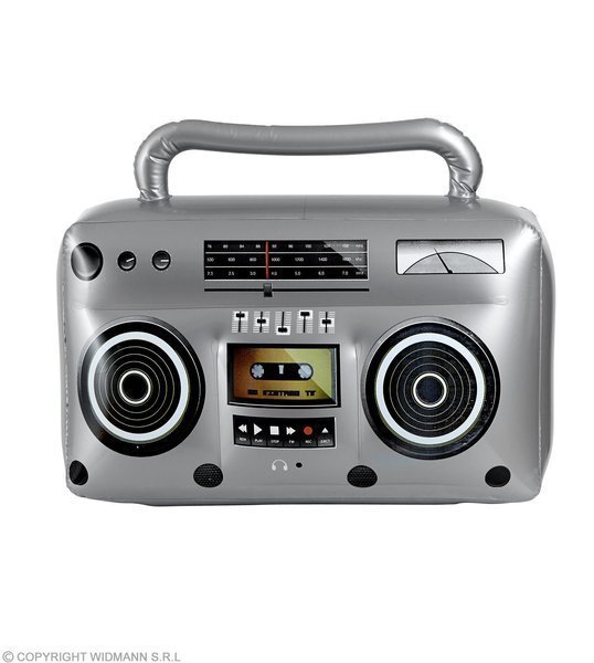 Widmann 04818 nadmuchiwane radio Hip Hop z uchwytem, inne zabawki 04818