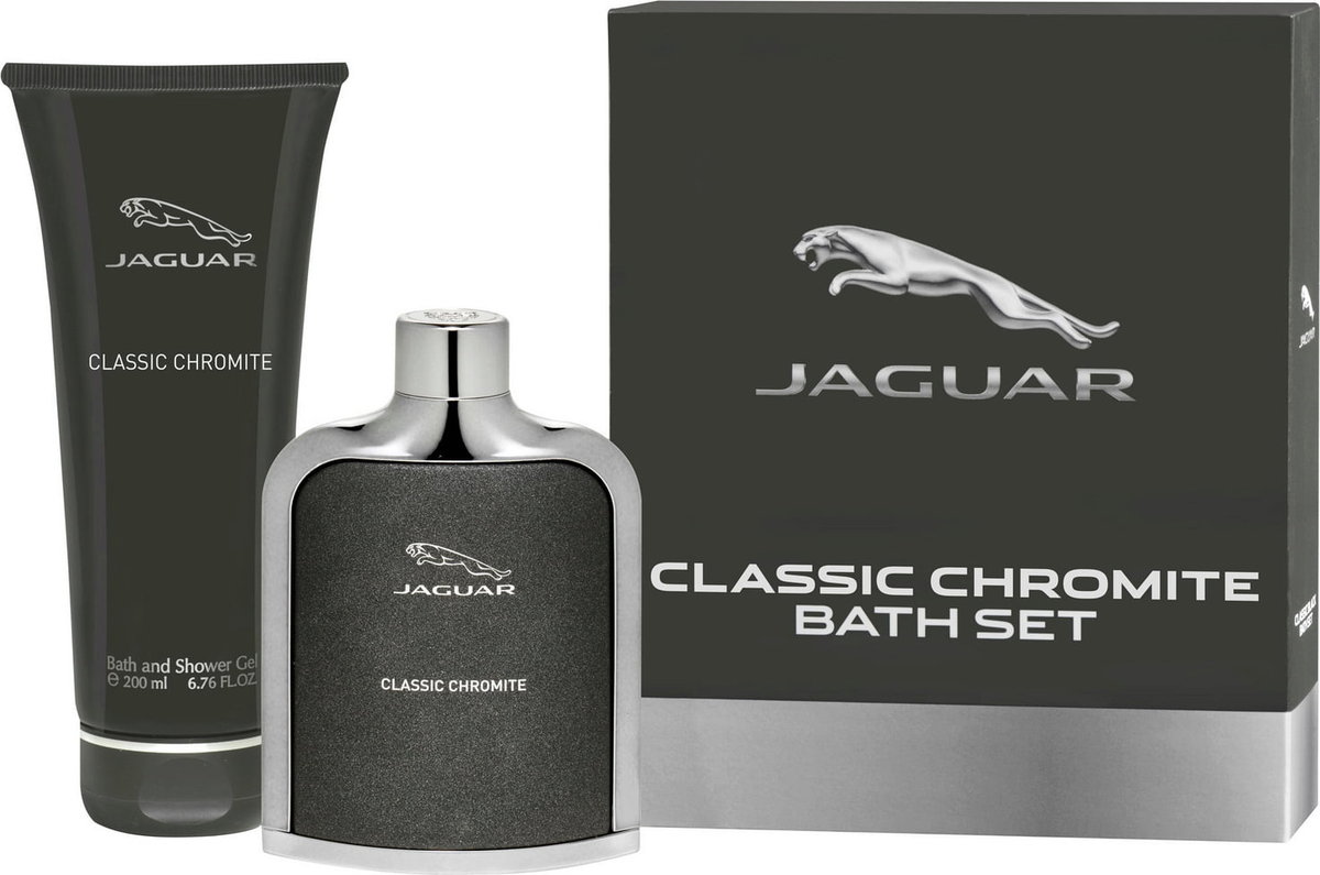 Jaguar Classic Chromite zestaw EDT 100 ml + żel pod prysznic 200 ml dla mężczyzn