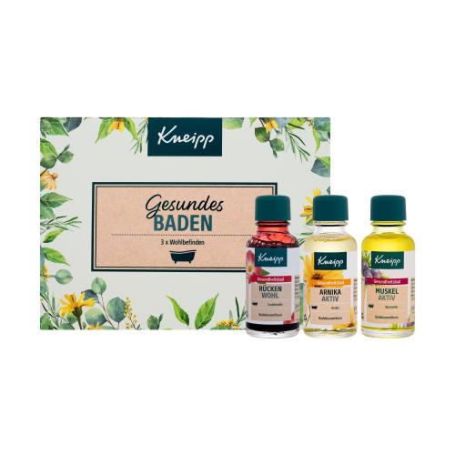 Kneipp Bath Oil Healthy Bathing Zestaw Olejek do kąpieli Back Comfort 20 ml + olejek do kąpieli Arnica Active 20 ml + olejek do kąpieli Muscle Active 20 ml