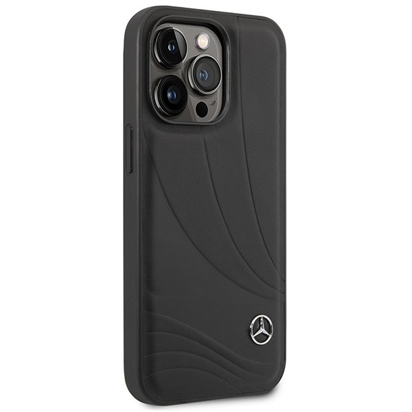 Фото - Чохол Mercedes-Benz Mercedes MEHCP14X8ROLK iPhone 14 Pro Max 6,7" czarny/black hardcase Leathe 