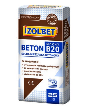 Izolbet Sucha mieszanka Beton B-20 25 kg