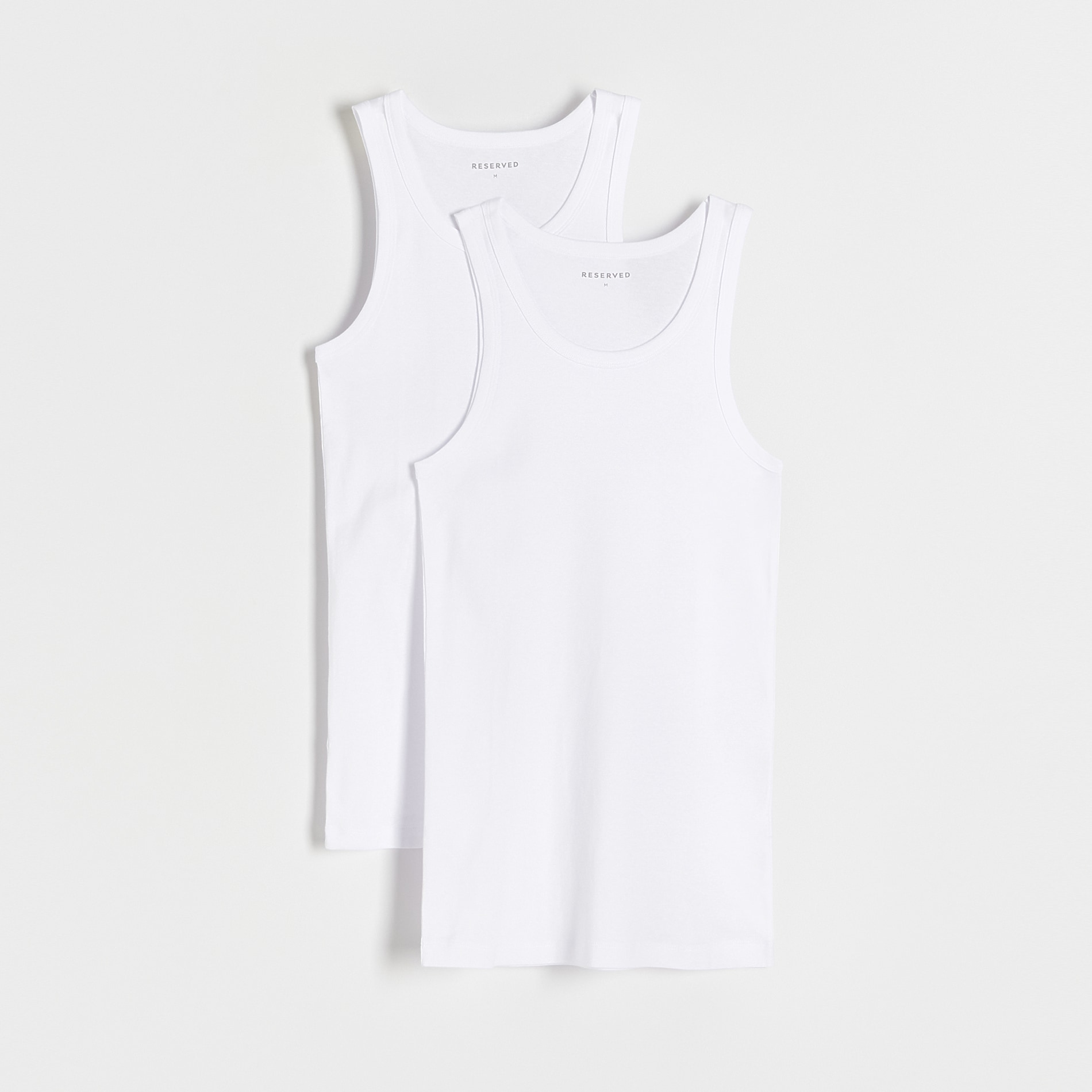 Reserved - Podkoszulek 2 pack - Biały