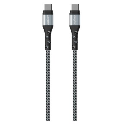 Energizer Ultimate - Kabel połączeniowy USB-C do USB-C 2m (Srebrny)