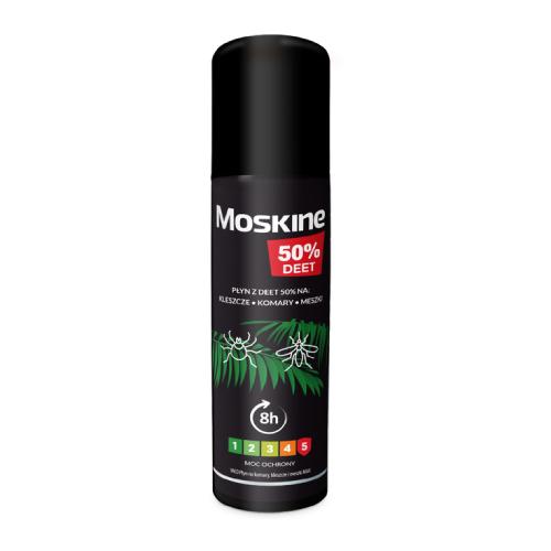 Moskine Płyn na komary, kleszcze, meszki DEET 50%, 80ml >> DARMOWA 59zł w 24H 