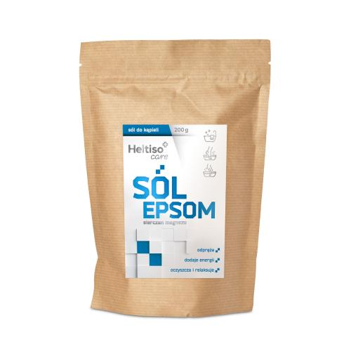 Heltiso Care Sól Epsom sól do kąpieli, 200g - !!! 24h WYSYŁKA !!!