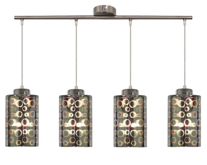 Nowoczesna lampa wisząca na listwie - 4X V064 R4-D51
