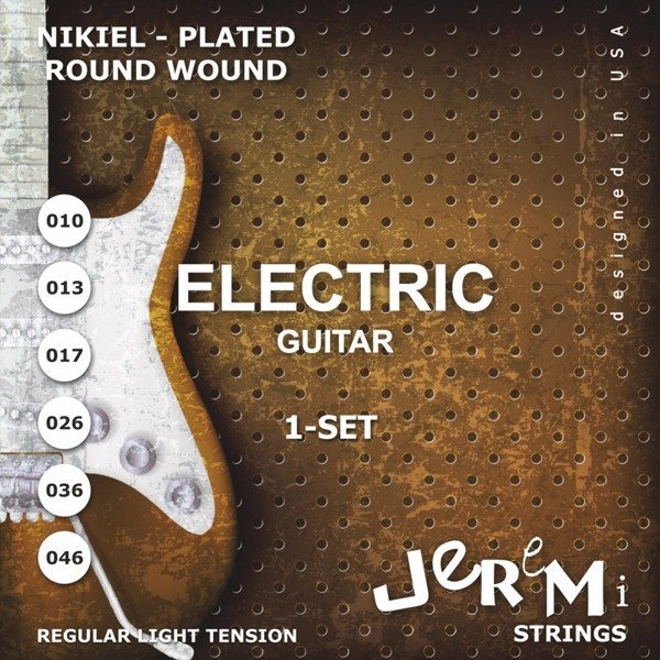 'Jeremi Eg1046 Struny Do Gitary Elektrycznej 10-46 Jeremi Eg1046'
