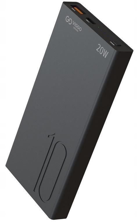 VIGGO DESIGN 10000 mAh PD 20W czarny