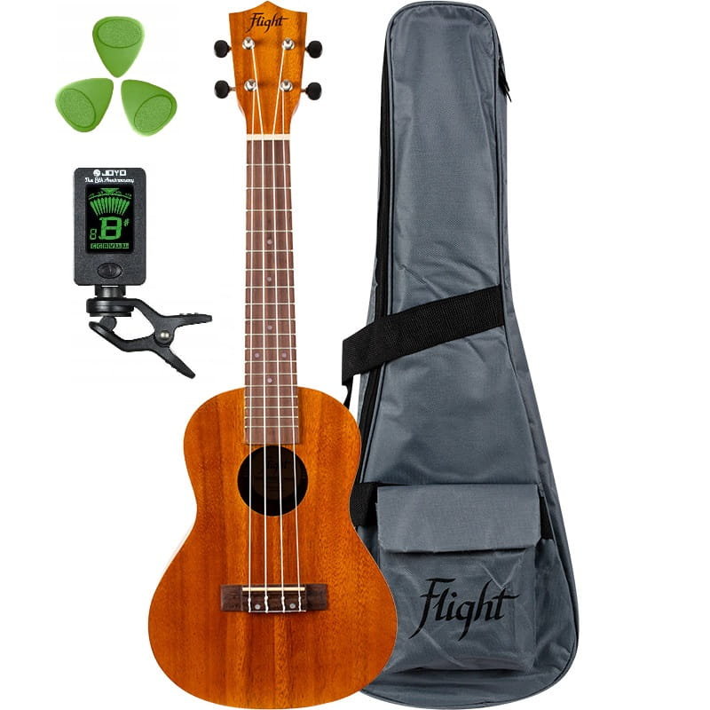 ‌FLIGHT NUC250 - UKULELE KONCERTOWE ♦ 30 DNI NA ZWROT ♦ GWARANCJA DOOR-TO-DOOR ♦ SZYBKA WYSYŁKA