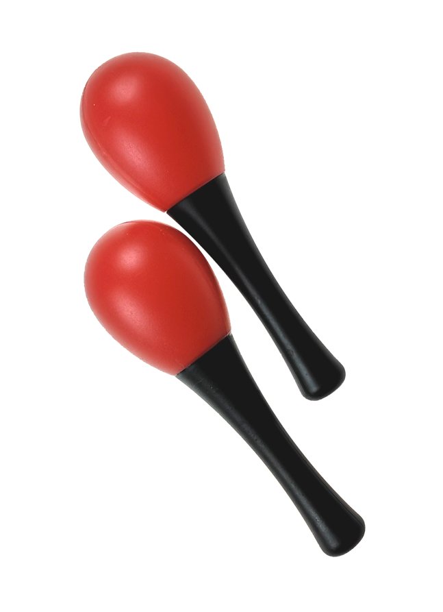 Maraksy M22 czerwone para grzechotka shaker z tworzywa