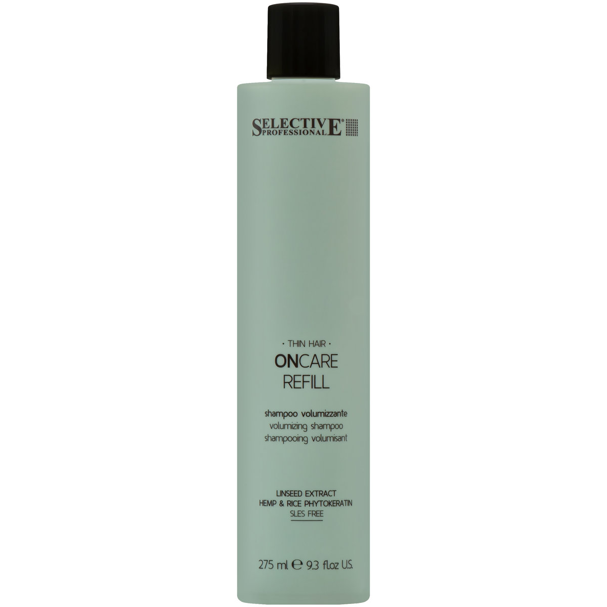 Selective, On Care Refill, Szampon Do Włosów Cienkich I Wrażliwych, 275 Ml