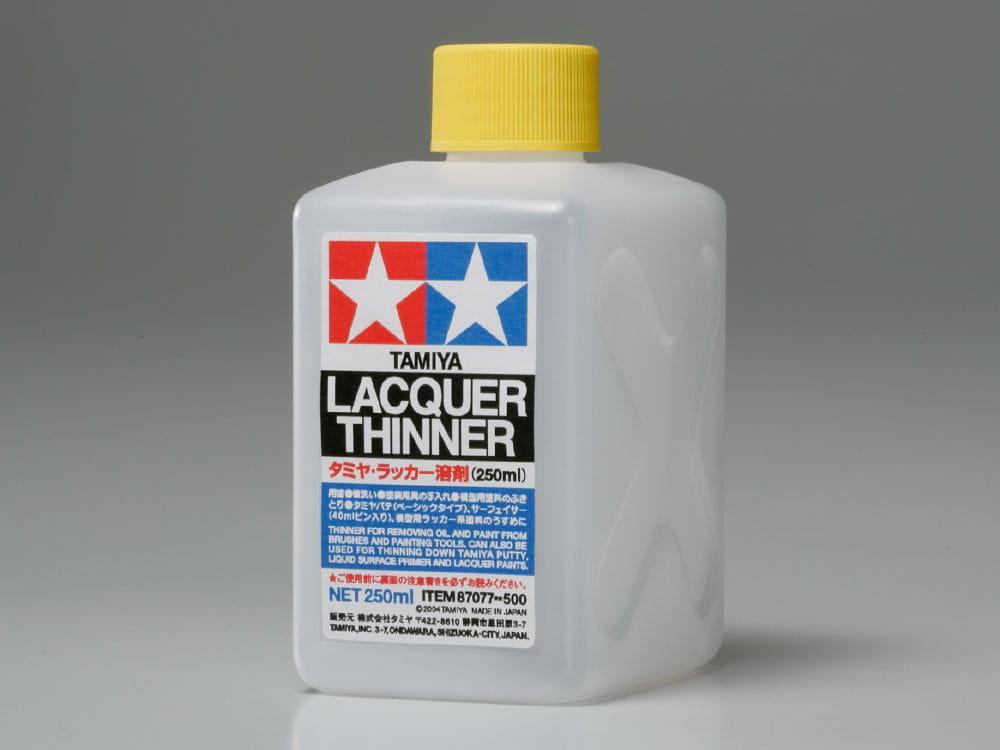 Tamiya Rozcieńczalnik do farb olejnych Lacquer Thinner / 250ml Tamiya 87077