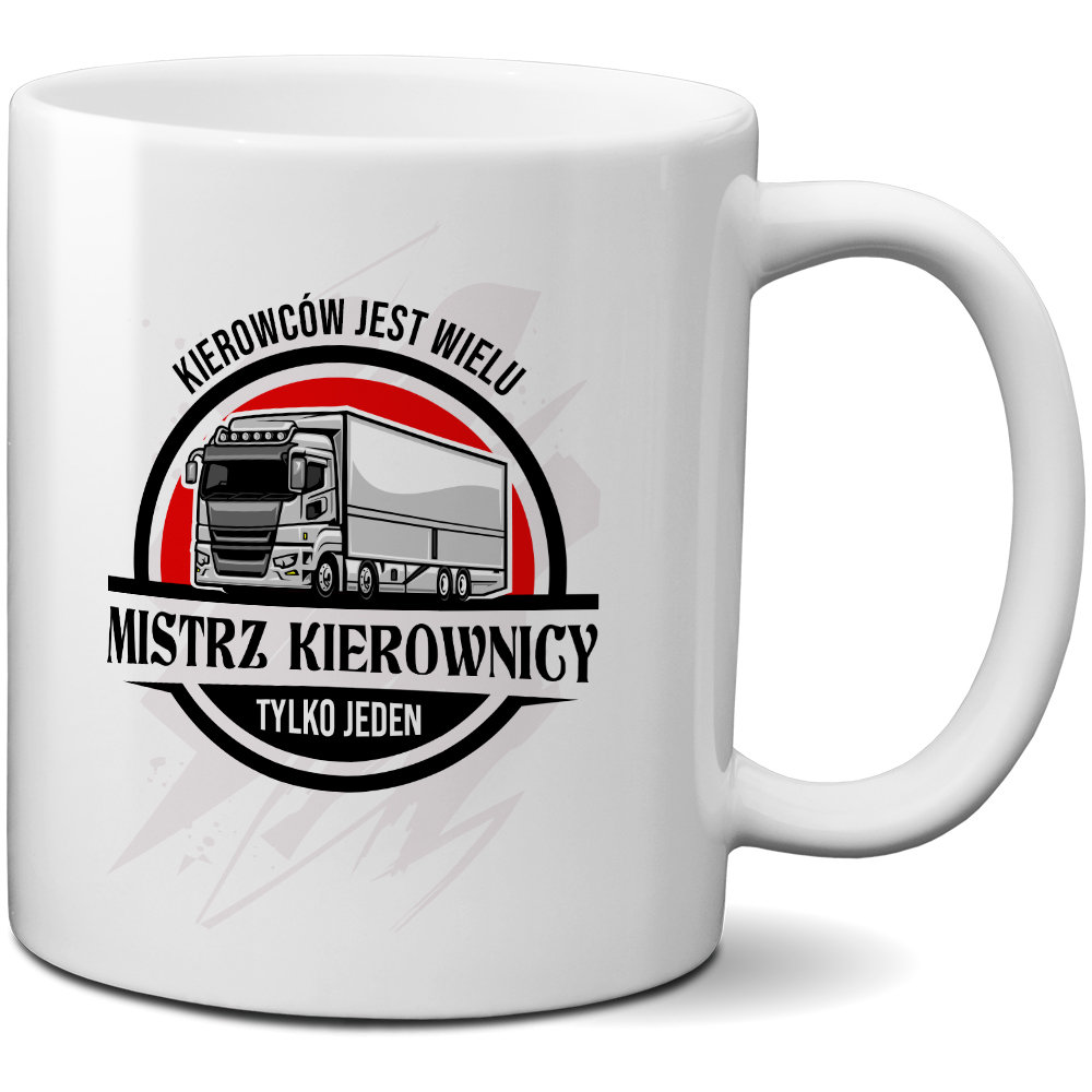Kubek dla kierowcy - Kierowców jest wielu - Mistrz kierownicy tylko jeden