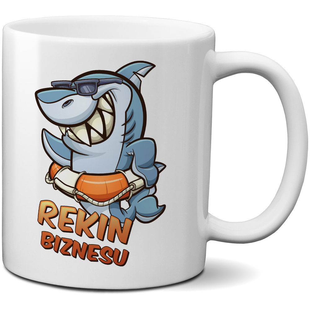 Kubek z nadrukiem - Rekin biznesu