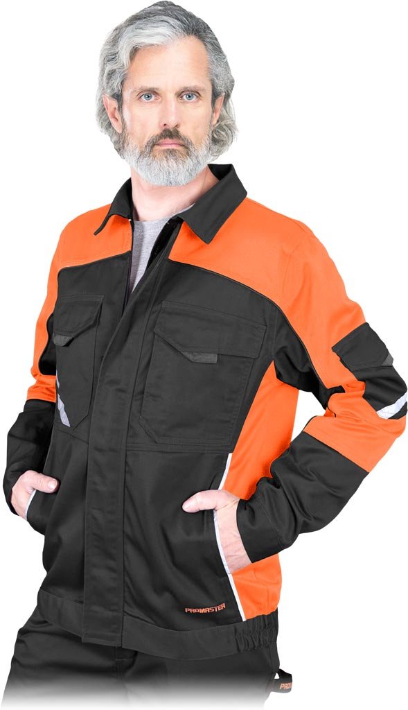 Bluza ochronna czarno-pomarańczowo-szary roz.M