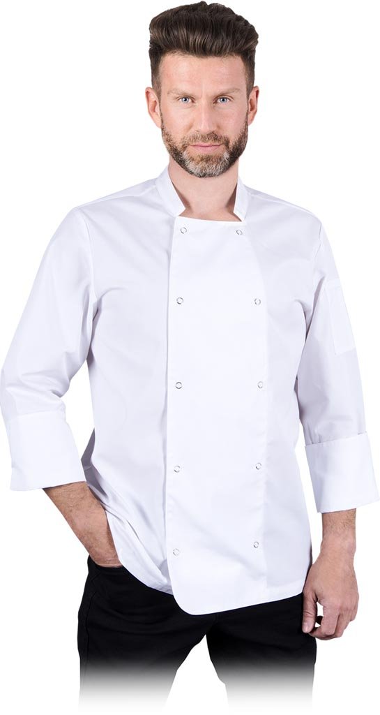 Reis MEZZO - bluza kucharska męska z długim rękawem, 65% poliester, 35% bawełna - S-3XL. MEZZO