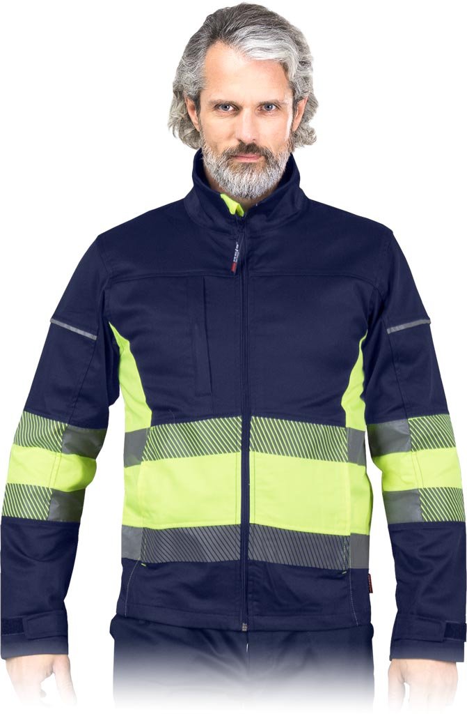 Bluza ochronna granatowo-żółty roz.M