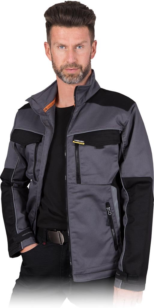 Bluza ochronna szaro-czarny roz.S
