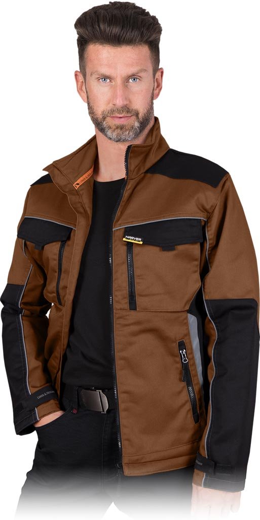 Bluza ochronna brązowo-czarny roz.S
