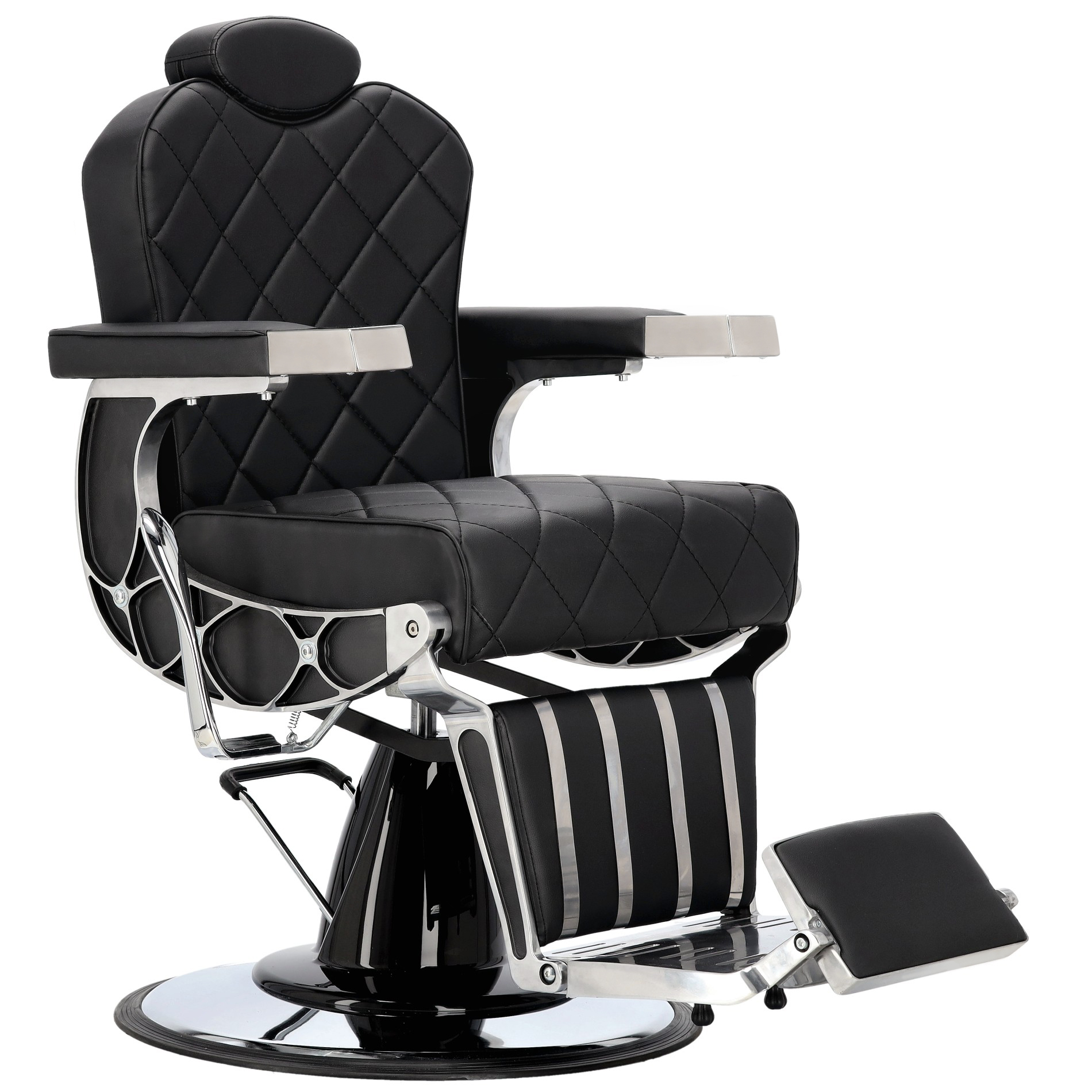 Fotel fryzjerski barberski hydrauliczny do salonu fryzjerskiego barber shop Notus Barberking w 24H