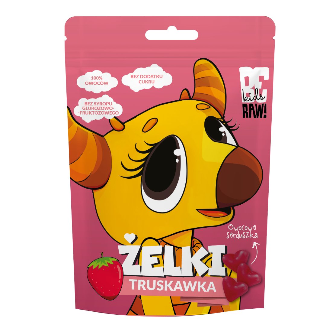 Żelki bez dodatku cukru Truskawka Jabłko 35 g Be Raw M00-9CD7-9890D