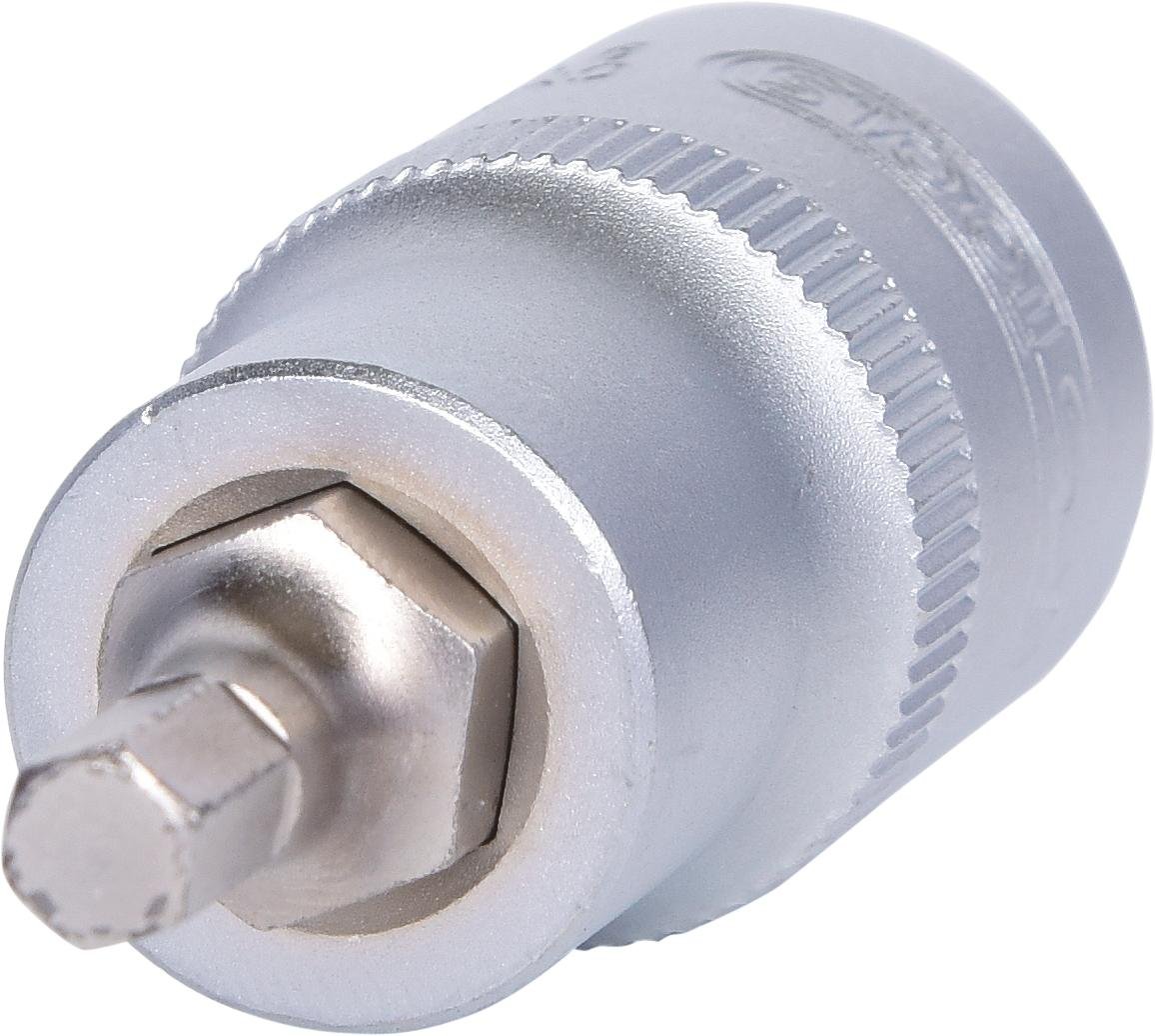 KS Tools 911.1305 1/2 cala nasadka na bity do śrub z łbem walcowym z gniazdem sześciokątnym klucz nasadowy, krótkie, 5 MM 4042146045916