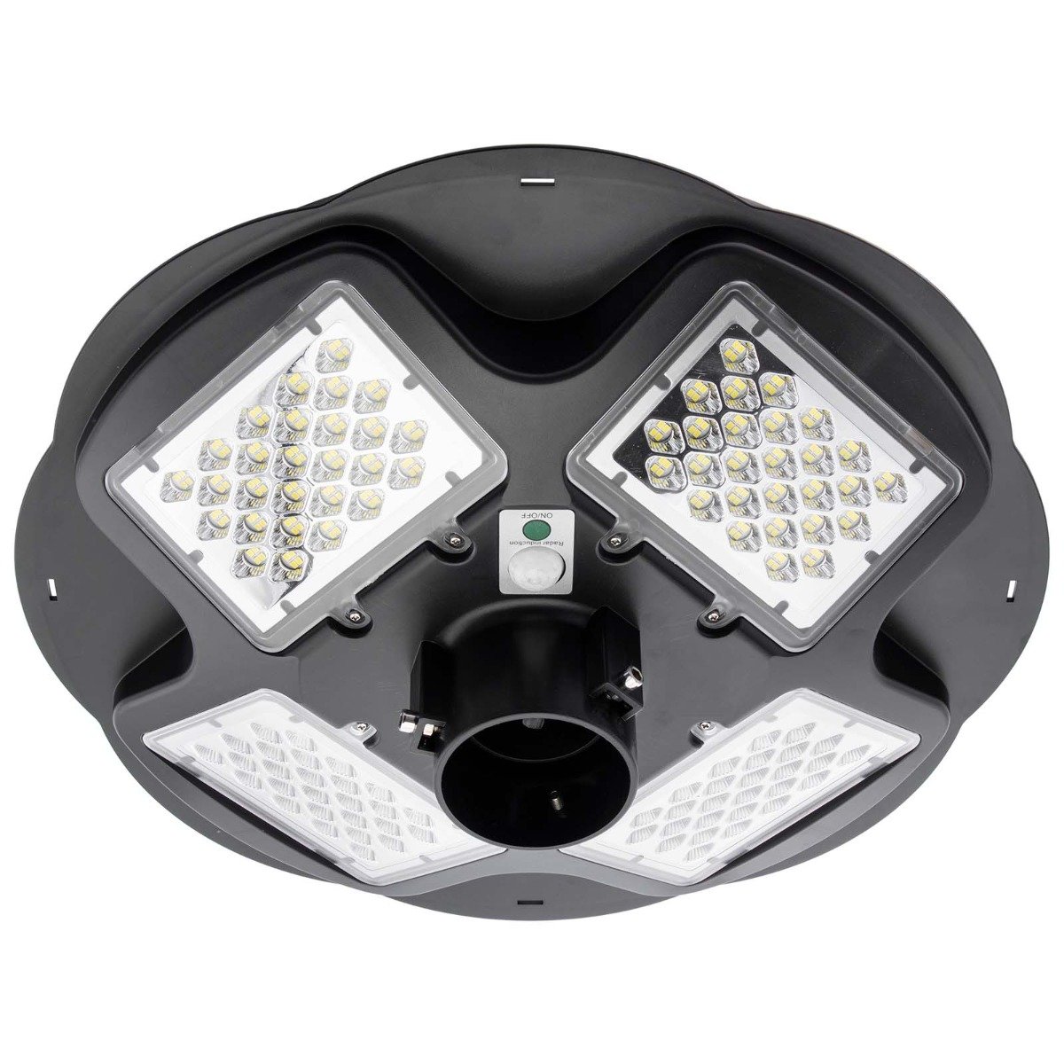 Lampa uliczna latarnia solarna LED 200W IP65 mikrofalowy czujnik ruchu + Pilot