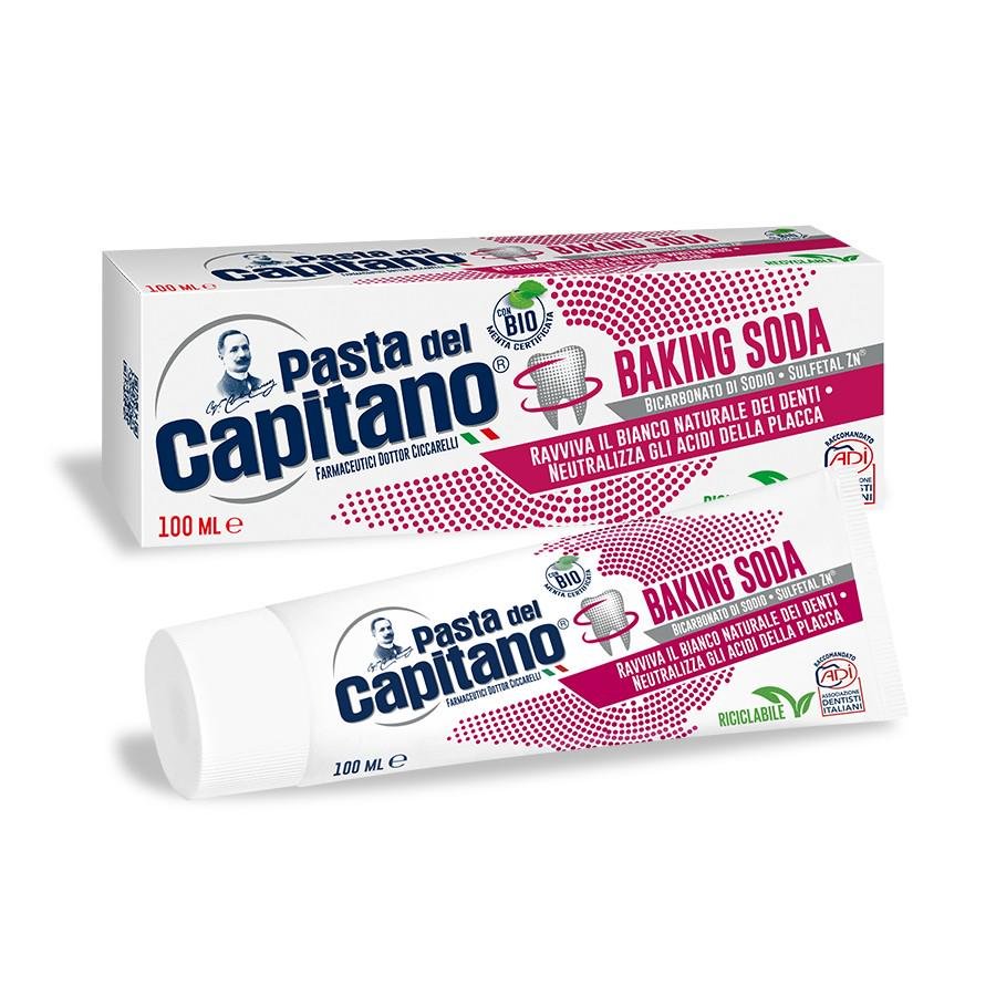 Del Capitano Pasta Pasta Baking Soda pasta do zębów 100 ml unisex