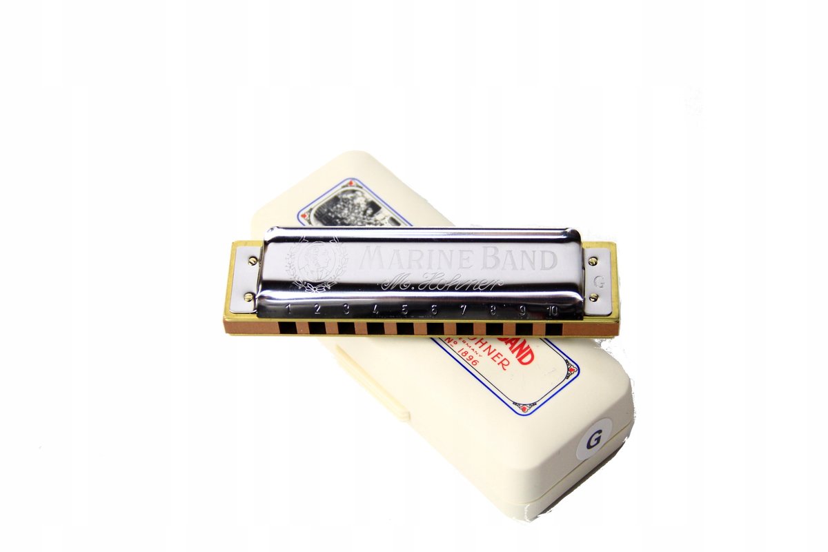 Harmonijka ustna Hohner Marine Band G drewno korpus