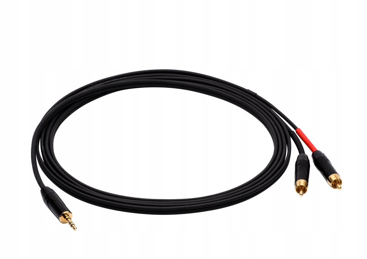 Kabel audio Red's Music AU1650 5m J3,5st - 2 RCA
