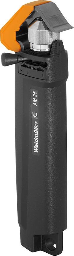 Weidmueller Uniwersalne narzędzie do ściągania izolacji Odpowiedni do Przewód okrągły PVC Kabel płaski Kabel danych UTP Kabel danych STP Weidmueller AM 25 9001540000