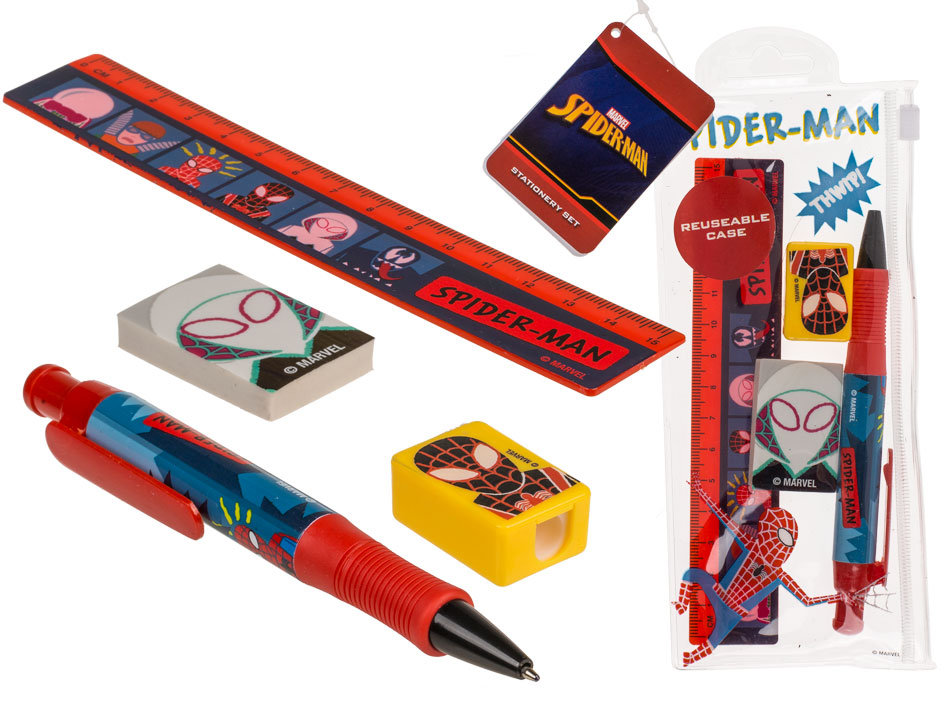 Kemis - House of Gadgets, Zestaw przyborów szkolnych Spiderman - produkt licencyjny