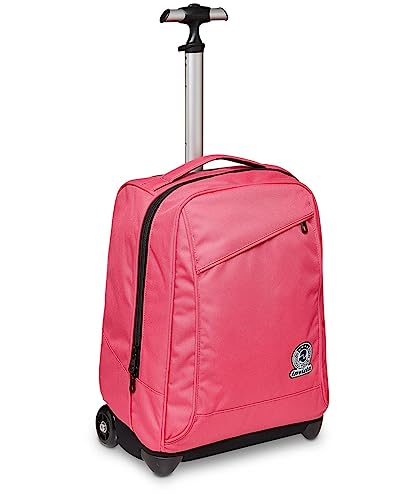 Wózek Invicta Benin Solid, Różowy, 2 w 1 Naramienniki do użytku Plecak, Szkoła i Wypoczynek, Różowy, Taglia unica, Nowoczesny