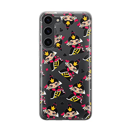 ERT GROUP etui na telefon Samsung S23, case oryginalny i oficjalnie licencjonowany przez Disney, wzór Queen of Hearts 002, optymalnie dopasowane, plecki z TPU częściowo przeźroczyste