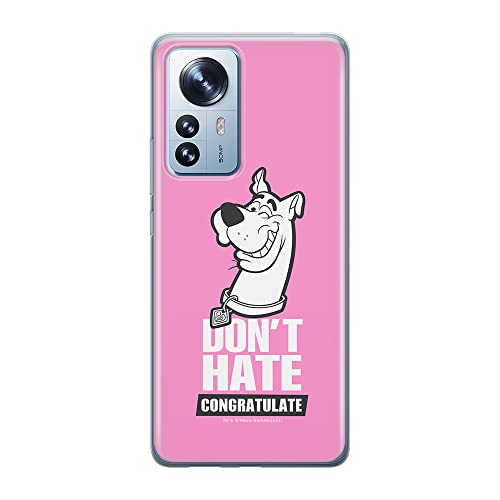Etui Scooby Doo 011 Scooby Doo Nadruk pełny Różowy Producent: Xiaomi, Model: 12 PRO