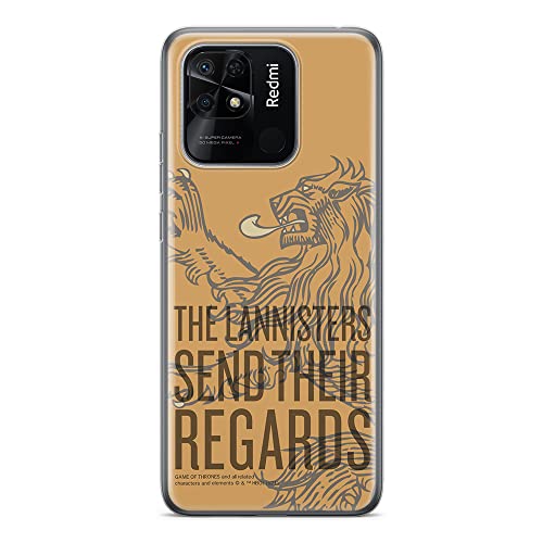 ERT GROUP etui na telefon Xiaomi REDMI 10C, case oryginalny i oficjalnie licencjonowany przez Game of Thrones, wzór 014, optymalnie dopasowane, plecki z TPU