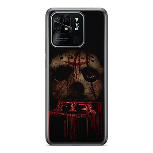 ERT GROUP etui na telefon Xiaomi REDMI 10C, case oryginalny i oficjalnie licencjonowany przez Horror, wzór Friday the 13th 013, optymalnie dopasowane, plecki z TPU