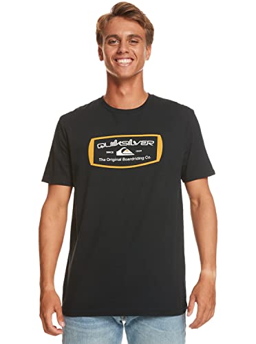 Quiksilver Koszulka podstawowa, męska, czarna, M