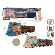 Pociąg na baterie, światło i dźwięk Adar