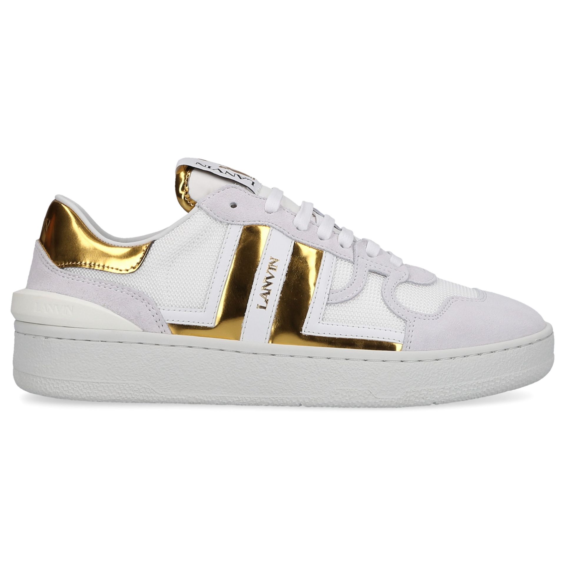 Lanvin Trampki niskie MESH CLAY zamsz